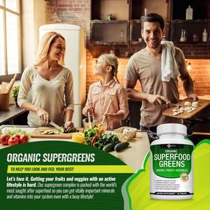 100% murni organik Chlorella Spirulina bubuk 250mg 500mg makanan super hijau tablet kapsul - Product Image 4