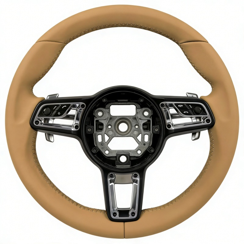 Leather Steering Wheel with Rivet (Porsche Fitment), photo 3