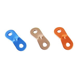 Accesorio de Fijación para Camping al Aire Libre, Hebilla de Doble Ojo de Aleación de Aluminio de 6mm, Roja, Resistente al Viento - Product Image 4