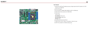 X13SEI-F 4.ª Generación Xeon LGA 4677 C741 DDR5 PCIE 5.0 M.2 LAN Dual EATX X13SEI-F X13SEI-F 4.ª Generación Xeon LGA 4677 C741 DDR5 PCIE 5.0 M - Product Image 2