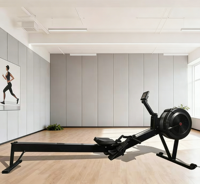 Máquina de Remo Profesional YY, Resistente al Viento, Ajustable, para Gimnasio o Casa, Ejercicio Cardiovascular, Capacidad de 150 kg