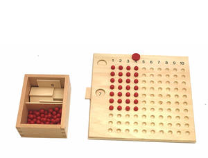 Tablero de división de multiplicación Montessori para enseñanza de matemáticas de primera infancia, juegos educativos para guardería - Product Image 4