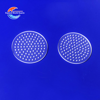 Ventana Circular de Cuarzo Transparente UV de Sílice Fundida con Pureza del 99.99% Personalizada, Placa Resistente a Altas Temperaturas para Soldadura y Corte