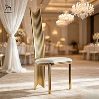 Chaises d'hôtel de qualité supérieure pour fournisseurs, avec structure métallique robuste, pour usage hôtelier et en restauration
