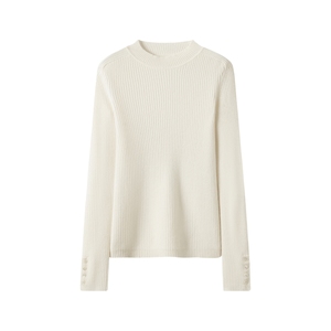 Suéteres de Cachemira de Cuello Semialto para Mujer al por Mayor, Suéteres Adelgazantes, Suéteres Básicos de Punto, Otoño e Invierno - Product Image 4