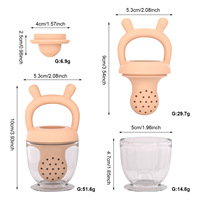 Nouveauté : Ensemble d'alimentation pour bébés, sucette en silicone sans BPA pour la congélation des fruits, pour bébés