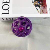 Quietschendes Haustierspielzeug: Geometrischer Nylon-Hohlball für Hunde & Katzen – Selbstbeschäftigung & Kauspielzeug im Großhandel