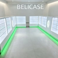 Vitrine de présentation en verre sur mesure pour accessoires de fumée, mobilier de présentation pour magasin de tabac, comptoir de présentation pour magasin de fumée
