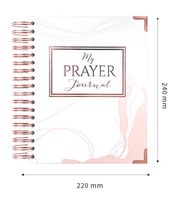 Carnet de prière chrétien personnalisé en spirale format B5 pour cadeaux d'encouragement chrétien pour femmes