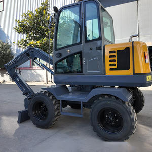 Excavator Mini Retro 4 T 5 Ton Buatan Pabrik Cina, <span class=keywords><strong>Loader</strong></span> Excavator Mini 4.5 Ton, <span class=keywords><strong>Wheel</strong></span> Backhoe <span class=keywords><strong>Loader</strong></span> - Product Image 1