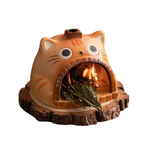 Op maat gemaakte beschilderde keramische wierookbrander, holle porseleinen oliewax warmer, creatieve keramische ambachten voor thuis, slaapkamer, bruiloft - Product Image 6