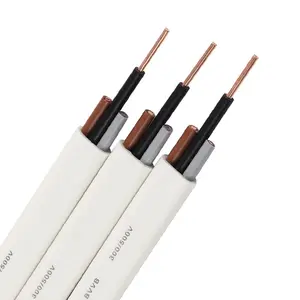 Bvvb Elektrische Platte Kabel 3X1.5mm2 Huis Bedrading Elektrische Kabel 300/500V Platte Pvc Omhulde Massieve Draad