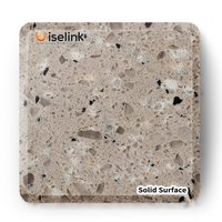 Échantillon de lien 100x100mm feuille de dalle de surface solide 12mm-30mm épaisseur Design moderne acrylique modifié pour application domestique personnaliser