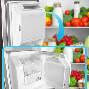 W10347093, WPW10347093 Seau à glace compatible avec les réfrigérateurs Whirlpool, Maytag, KitchenAid, Jenn-Air, etc. - Product Image 5