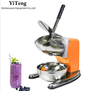 Portable Commercial Smoothie Maker Commercial Crushed Ice Machine Stainless Steel Manual Ice Shaver Crusher