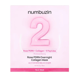 นัมบูซิน หมายเลข 2 โรส พีดีอาร์เอ็น คอลลาเจน พลัมปิ้ง ชีท มาส์ก (5 ชิ้น) - ผลิตภัณฑ์บำรุงผิวจากเกาหลี พีดีอาร์เอ็น คอลลาเจน ชีท มาส์ก บำรุงผิวให้ชุ่มชื้นและอิ่มฟู - Product Image 1