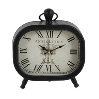 Ferme Antique Style rétro américain, horloge numérique en fer pour bureau et Table