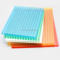 Polycarbonate écologique pour panneaux à 2/3/4 parois, structure en nid d'abeille Z Lock, certifié CE, garantie 5-10 ans