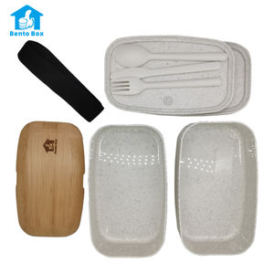 <span class=keywords><strong>กล่อง</strong></span><span class=keywords><strong>ข้าว</strong></span>เบนโตะแบบมีช่องใส่อาหาร ใช้กับไมโครเวฟ<span class=keywords><strong>ได้</strong></span> ผลิตจากพลาสติกที่เป็นมิตรกับสิ่งแวดล้อม ฝาปิดทำจากไม้ไผ่ธรรมชาติ ดีไซน์ลายคลื่นหลากสี - Product Image 1