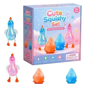Collection de boîtes mystères Squishy à montée lente sur le thème des aliments gourmands (Pizza et Méduse) pour offrir des cadeaux créatifs - Product Image 4