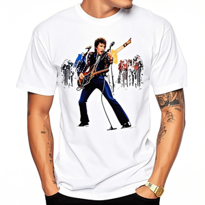 Wholesale Crew Neck <b>White</b> T-<b>Shirt</b> Soft Cotton for DTF Printing High Quality Crew Neck Men's T <b>Shirts</b> - Product Image 3