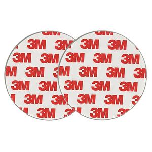 Supports <span class=keywords><strong>de</strong></span> montage magnétiques 70mm Tampons adhésifs 3M Détecteurs <span class=keywords><strong>de</strong></span> sécurité <span class=keywords><strong>de</strong></span> fumée Composite magnétique - Product Image 3