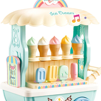 Chariot à crème glacée en gros semblant de jouer Shopping Toys Ice Cream Food Accessoires de cuisine pour enfants