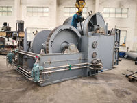 Équipé d'un système de tension constante et d'un dispositif de bobinage Treuil d'amarrage hydraulique de type cascade à double tambour