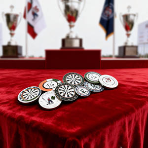 Nouvelle conception en promotion, fournisseur chinois <span class=keywords><strong>de</strong></span> jetons <span class=keywords><strong>de</strong></span> poker multicolores en céramique et métal, personnalisables, imprimés UV, marqueurs <span class=keywords><strong>de</strong></span> golf en vrac - Product Image 3