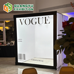Boîte photo pour événements de mariage - Boîte photo style magazine Vogue avec marque personnalisée pour <span class=keywords><strong>location</strong></span> professionnelle, design walk-in - Product Image 2