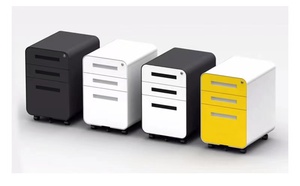 Meuble de bureau mobile à tiroirs, armoire métallique à 2 tiroirs, vente chaude - Product Image 5