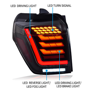 Lámpara Styg de coche LCar para TOYOTA 4Runner luces traseras 2014-2019 4Runner LED luz trasera DRL señal dinámica acceso automático - Product Image 6