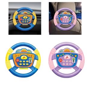 Giocattolo musicale blu del volante per fingere di giocare strumento di educazione precoce giocattolo con musica - Product Image 2