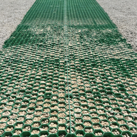 Grille de gazon en plastique de 48 mm pour allée, pavé de pelouse, grille de gravier pour parking, pour le renforcement du sol