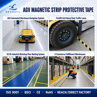 Bande magnétique de guidage pour robot AGV, bande de protection en PVC, forte adhérence, facile à installer, anti-abrasion