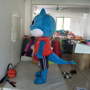 Efun MOQ 1 pieza tamaño <span class=keywords><strong>adulto</strong></span> Delfín de dibujos animados mascota <span class=keywords><strong>disfraz</strong></span> lindo <span class=keywords><strong>animal</strong></span> <span class=keywords><strong>marino</strong></span> mascota <span class=keywords><strong>disfraz</strong></span> para fiesta - Product Image 5