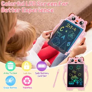 2024子供たちがおもちゃを学ぶ消去可能なライティングタブレット落書きボード子供のための創造的な開発おもちゃ