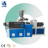 Machine d'extrusion à double vis conique SJSZ51/105 pour la fabrication de granulés et de profilés en PVC, UPVC, WPC, haute capacité