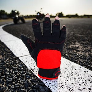 Meilleure vente Gants d'équitation légers demi-doigts anti-dérapant Vibration Équipement de sport de plein air pour moto Cyclisme Top Protection - Product Image 1