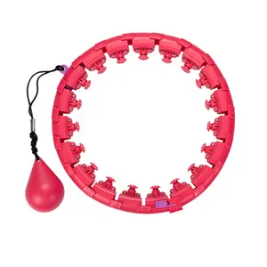 Wholesale Silent Smart Hula Ring Circle Adjustable Amaz Hot Selling Weighted Hoelahoep Fitness For Adult Sport Hoop