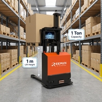 Chariot élévateur automatique AGV AMR, chariot à palettes électrique autonome, robot de manutention de matériaux pour la logistique d'entrepôt d'usine