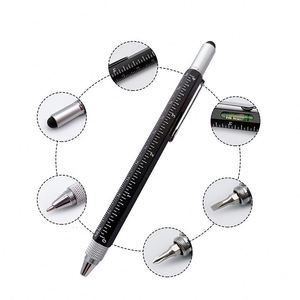 Ys60 Customizable Logo Metal Ballpoint With Cm/Inch Scale and <b>Water</b> <b>Level</b> Function Promotion Gift Custom Engineering Pen - Product Image 3
