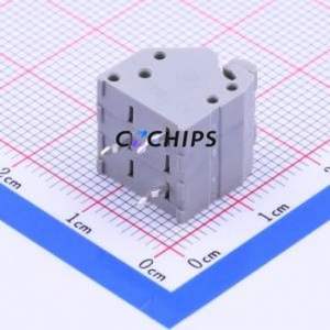WJ250B-3.5-3P Spring Terminal Block Through hole Component (THT),P=3.5mm Connector 3.5mm 3P 3 8A - Product Image 1