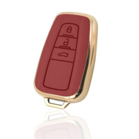 GZ Domi – Coque de clé de voiture intelligente en cuir artificiel TPU de luxe, fabricant OEM/ODM, vente en gros pour Toyota – Étui de protection pour clé de voiture intelligente