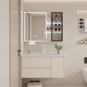 Nuevo Gabinete con Espejo LED Impermeable <span class=keywords><strong>INTERLAN</strong></span>, Moderno, de Acero Inoxidable y Aleación de Aluminio, 60 cm, para Baño, Hotel, Farmacia - Product Image 3