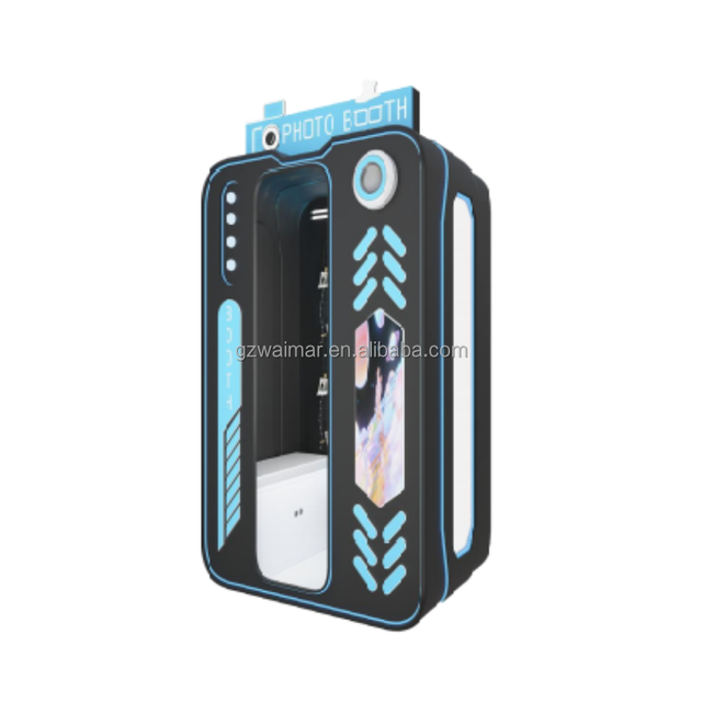 Tourist Attraction Automatic Photo Booth, Fast Printing Selfie PhotoBooth, Fashion Sticker Photo Booth With Camera