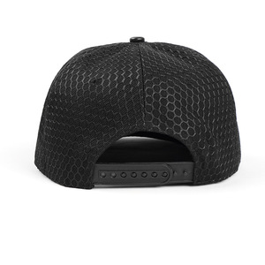 <b>Snapback</b> <b>Cap</b> Mesh Fabric Gold Crown Rhinestone Embroidery Unisex Casual Baseball Hat Breathable Waterproof Flat Brim - Product Image 4
