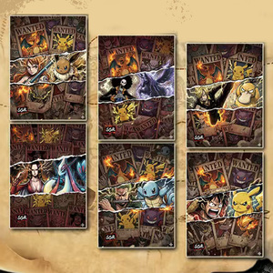 En gros : Art <span class=keywords><strong>de</strong></span> <span class=keywords><strong>bande</strong></span> <span class=keywords><strong>dessinée</strong></span>, Affiches holographiques Pokémon à languettes détachables, Accessoires Mengka Extended Art, Boîte <span class=keywords><strong>de</strong></span> boosters, Cartes à collectionner - Product Image 6