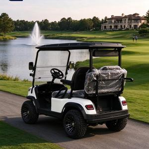 Carrito de Golf Eléctrico de Litio de 4 Plazas con Color Personalizable, Carrito de Golf Todoterreno con Suspensión Independiente, Llantas de 12-14 Pulgadas y Bi - Product Image 1