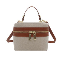 Bolso de PU de Alta Calidad YY0026 para Mujer, Bolso Cruzado Pequeño, Decoración con Letras, Estilo Personalizado, Portátil y Elegante para Otoño